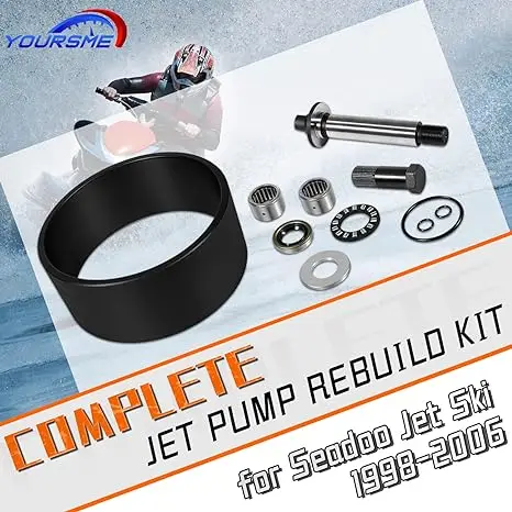 Complete Jet Pump Rebuild Kit and Impeller Removal Installation Tool Fit for 1998-2006 SeaDoo GTI GTX RFI RX RXDI XP Limited