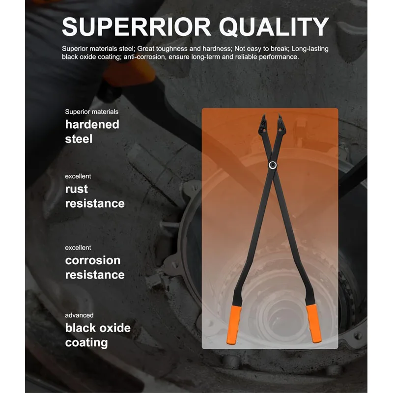 26" Internal Retaining Ring Pliers #1489 Snap Ring Tools Fit for GM 5L40, 5L50, 6L50, 6L80 and 6L90 Transmissions image 5