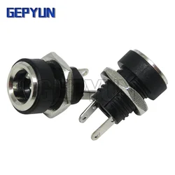 10PCS DC-022B 5.5 mm x 2.1mm 5.5 mm x 2.5mm for DC Power Supply Jack Socket Female Panel Mount Connector DC022B 3A 12v NEW