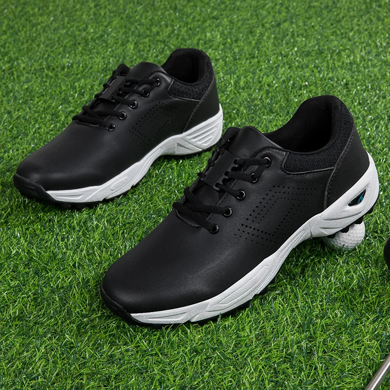 

Professional Golf Training for Mens Black White Gym Shoes Men Anti-Slippery Walking Shoe Man Top Quality Golf Shoes Men Big Size