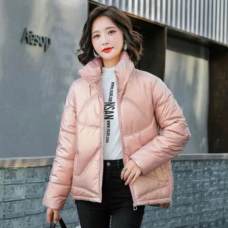 2023 New Women Down Cotton Coat Winter Jacket Short Parkas Loose Thick Outwear Leisure Time Given To Philandering Overcoat
