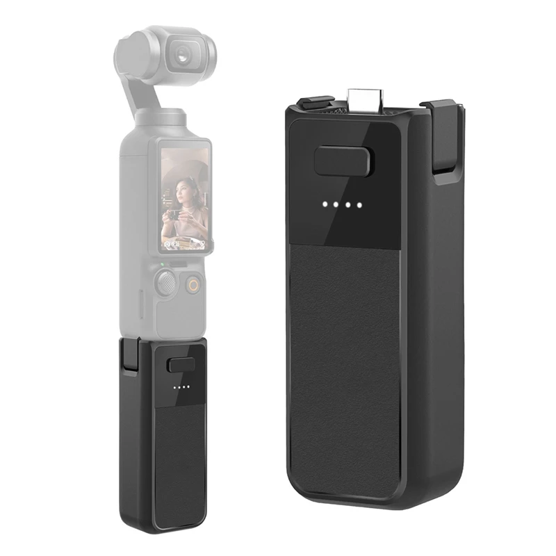 Handheld Power Bank For DJI Osmo Pocket 3 Hand Grip 2800Mah Battery Handle With Type-C Interface Battery Grip