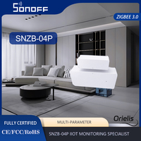 Sonoff DW2-WiFi Wireless Security Door/Window Sensor Home Sercurity Alarm Work With eWeLink APP Support Sonoff Devices IFTTT