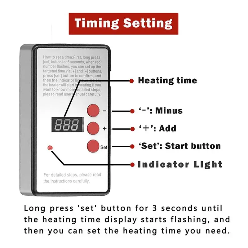 

Погружной нагреватель T22C 2500 Вт, автоматический таймер для подогрева бассейна, безопасный погружной нагреватель для бассейна, идеально подходит для дома и путешествий, вилка стандарта ЕС