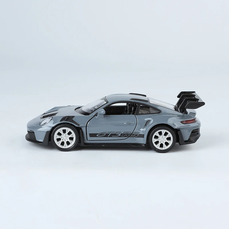 1:36 porsche 911 gt3 rs veículos esportivos de metal supercar rápido furioso carro de uma peça brinquedo menino diecast modelo automático presente