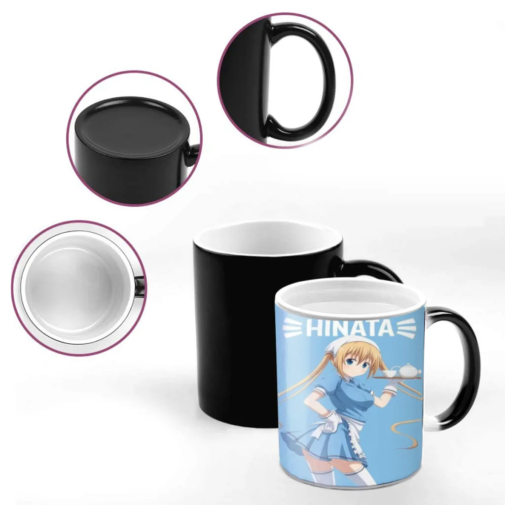 Anime Blend S Creative Change Ceramic Mug Heat Revealing Coffee Cup Breakfast Cup Mug Gift