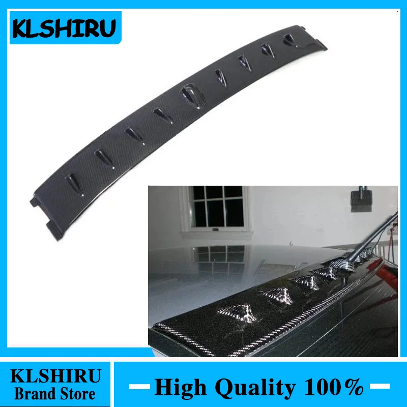 Alerón de techo de aleta de tiburón de fibra de carbono EVO para Mitsubishi Lancer Evolution EVO 7 8 9 2003-2007