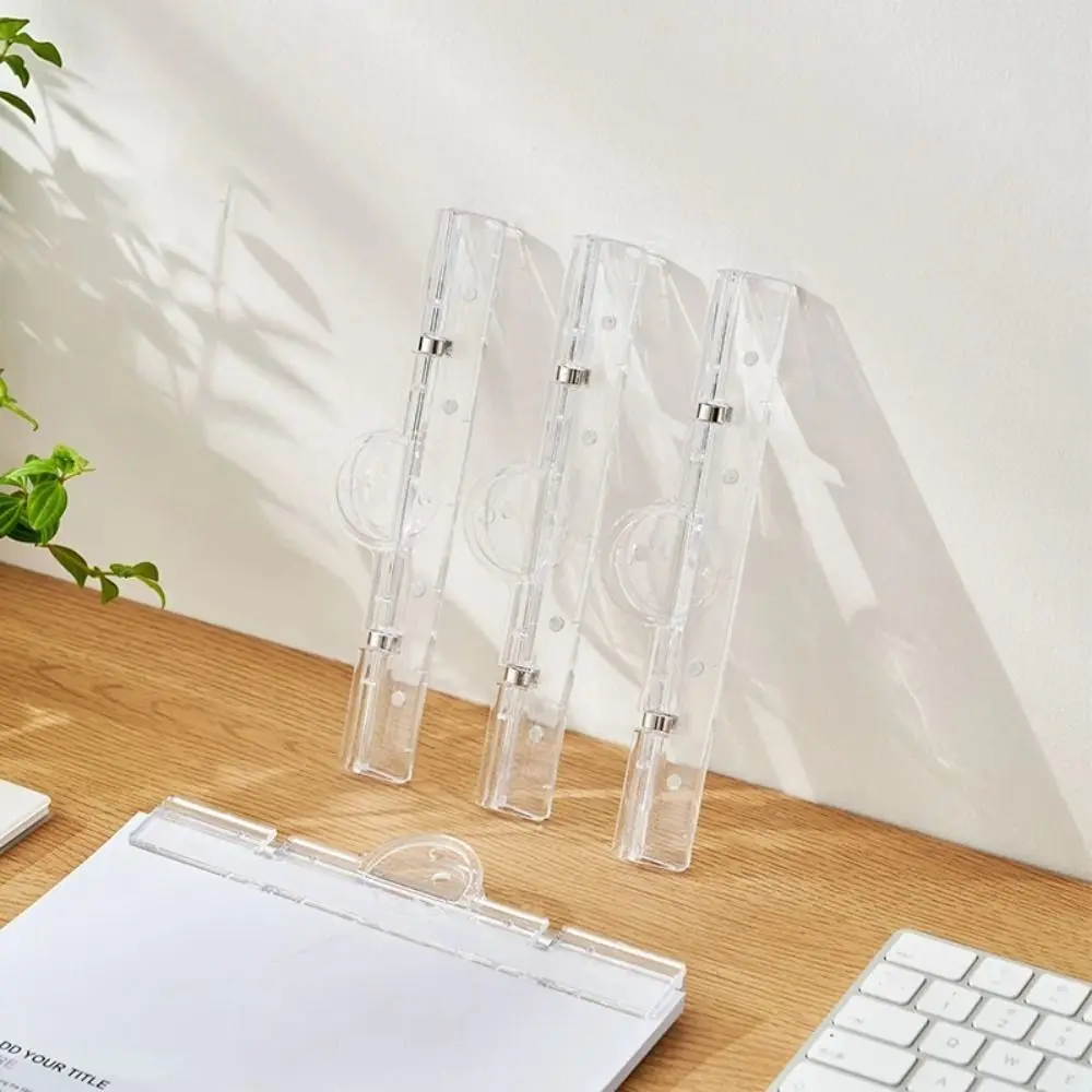 Clip de reliure Transparent à forte aspiration, fournitures de bureau, support de Page d'index multifonctionnel, papeterie magnétique