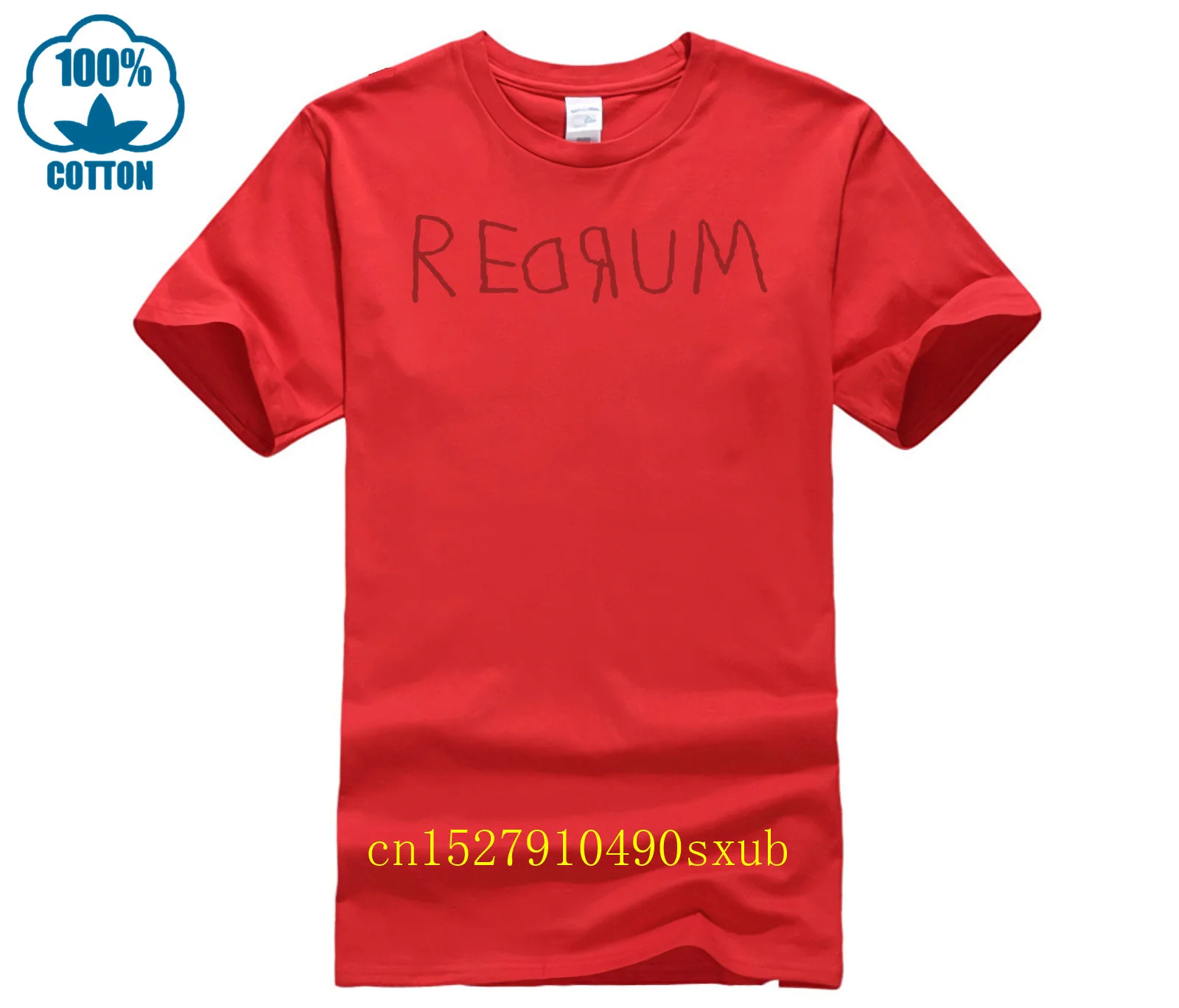 Redrum T Shirt The Shining Overlook Hotel Stanley Kubrick Stephen King Horror Movie Tee Summer Style Hip Hop Men T-Shirt Tops