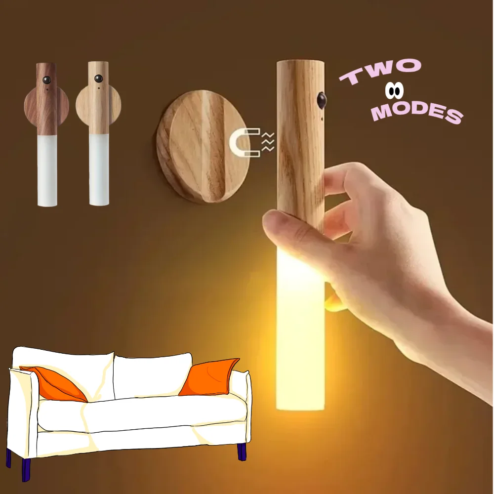 1 قطعة ضوء الليل التعريفي جسم الإنسان الذكي ، LED القابلة لإعادة الشحن الممر خزانة الجدار الخفيفة ، المرحاض المنزلي الجدار التعريفي