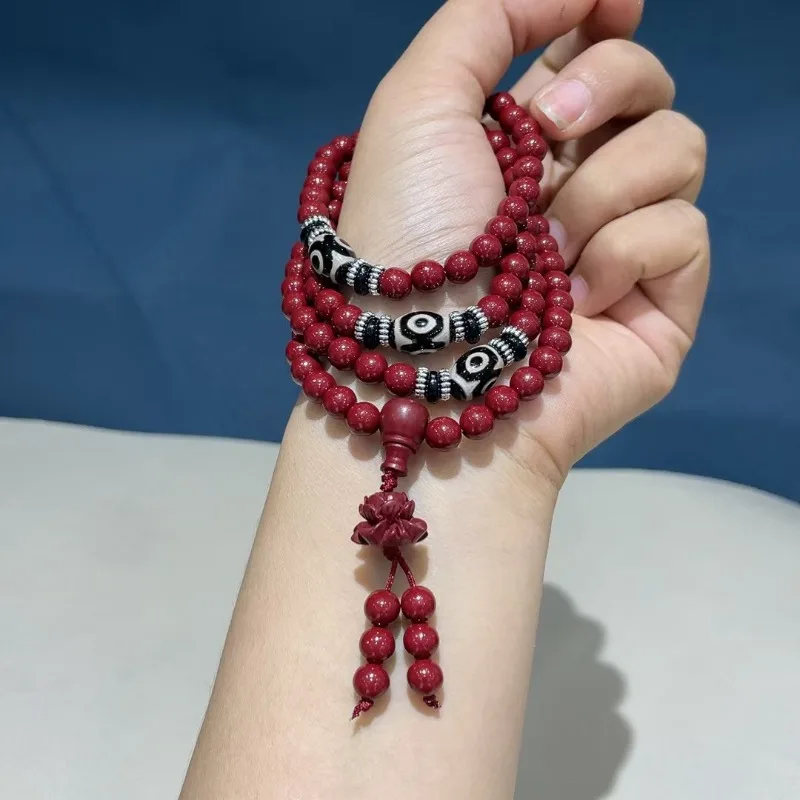 Cinnabar Multi-circle Bracelet, The Same Simple Bracelet for Men and Women