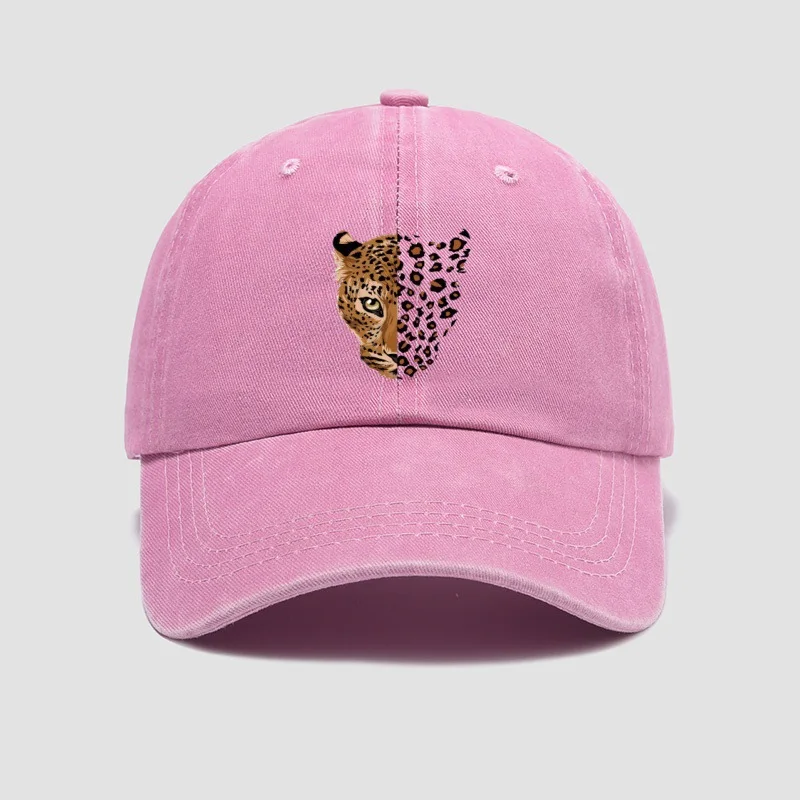 Modische Baseballkappe mit Leopardenmuster - Verstellbares Leopardenmuster-Design, Perfekt für Freizeitausflüge und Sportaktivitäten – Detail 4