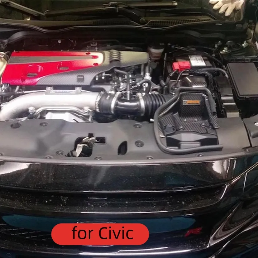 Custom Carbon Fiber Molded Parts High Strength Carbon Fiber Cold Air Intake for Lexus Honda Civic Intake Manifold