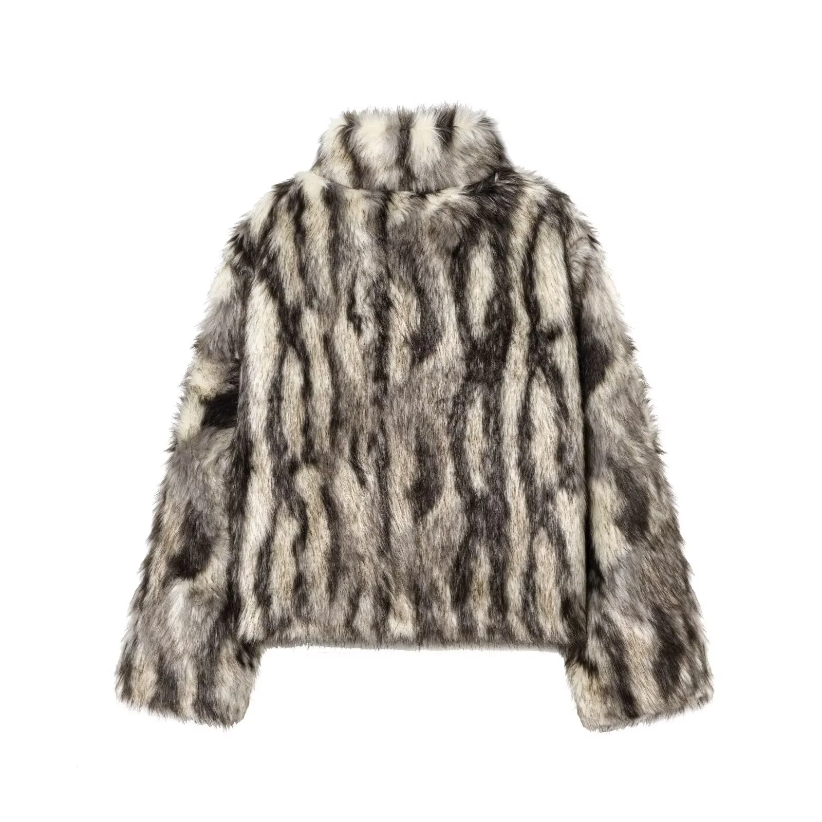 Autunno nuova pelliccia sintetica da donna moda temperamento pelliccia artificiale effetto leggero lusso fascino stile bavero giacca corta