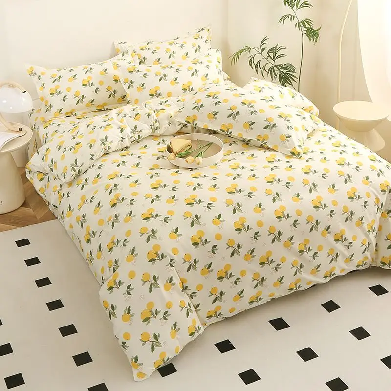‌Minimalist Modern Bed Cover Soft Skin-Friendly Comfort Single Double Size  Breathable Lightweight All-Season Home Essential
