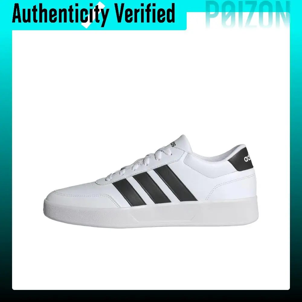 Adidas BREAKNET 3.0 Casual Shoes Unisex White Black JR3547