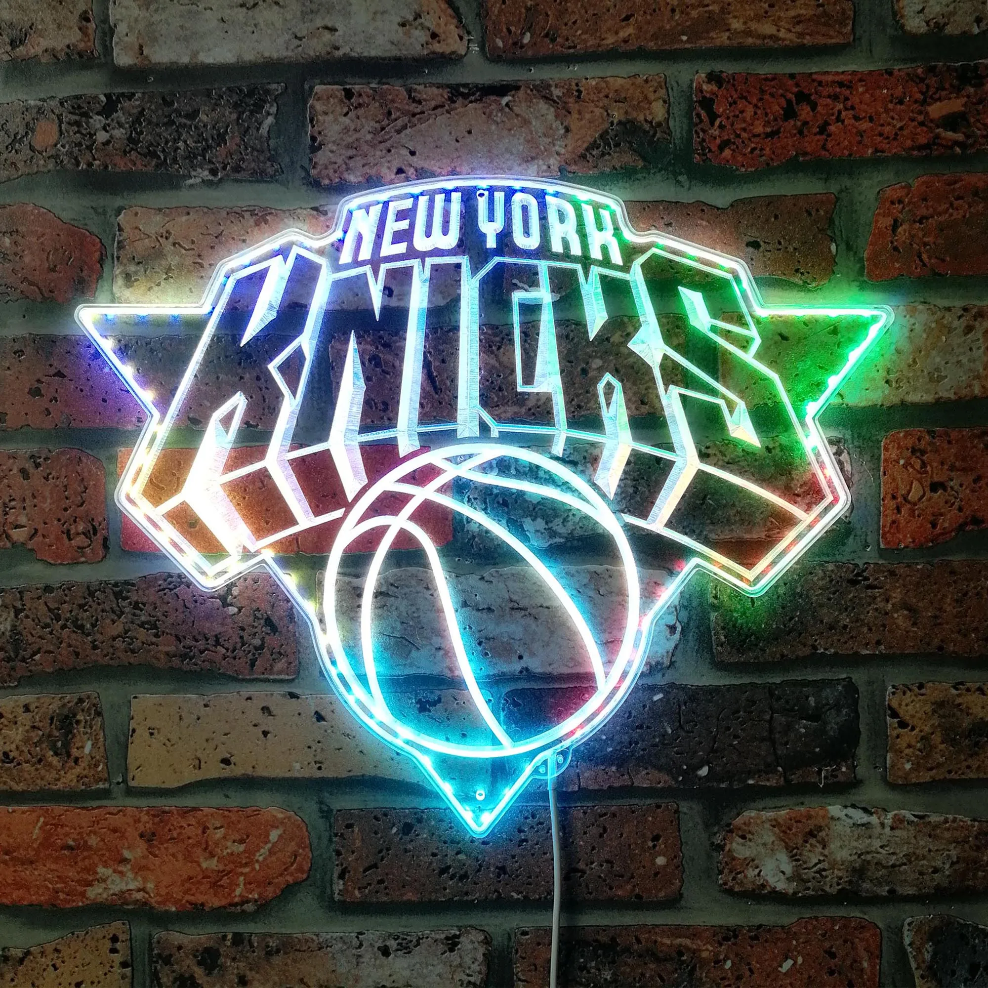 Knicks Sports Bar Dynamic RGB Edge Lit LED Sign