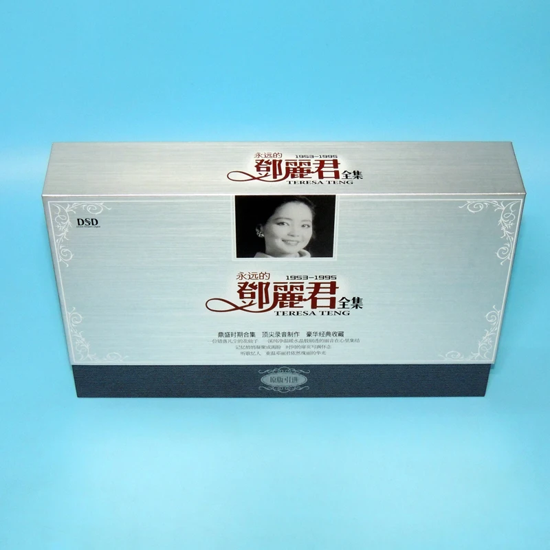 Cantor feminino chinês original genuíno teresa teng cd coleção completa 139 músicas 8cds