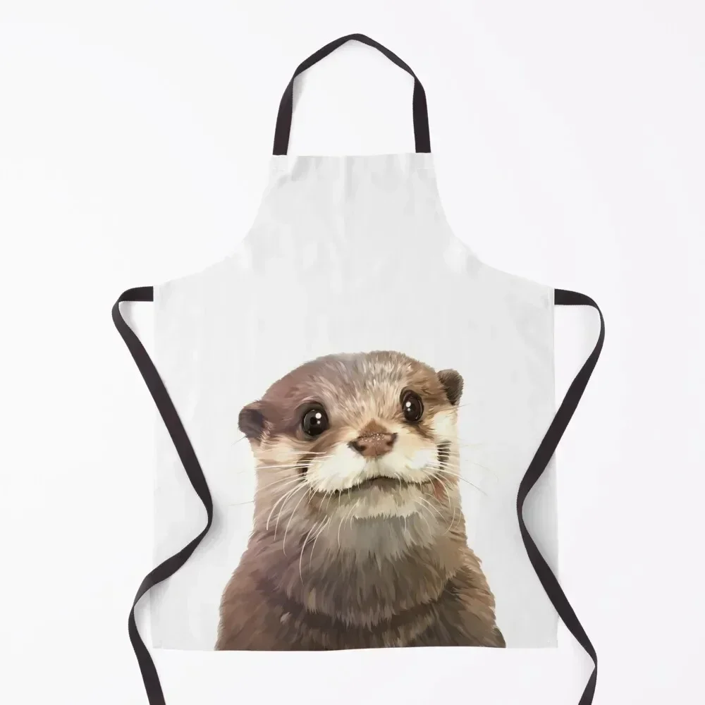 

Otter Apron Cooking Kitchen on the wall Home and kitchen products cooks clothes Apron
