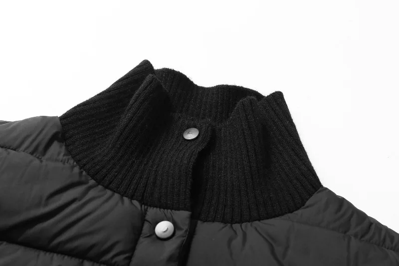 Winter Women's Jacket Thick Warm Short Parka Black Coats Woman Parkas Elegant Zipper Cotton Jackets Coat Female New