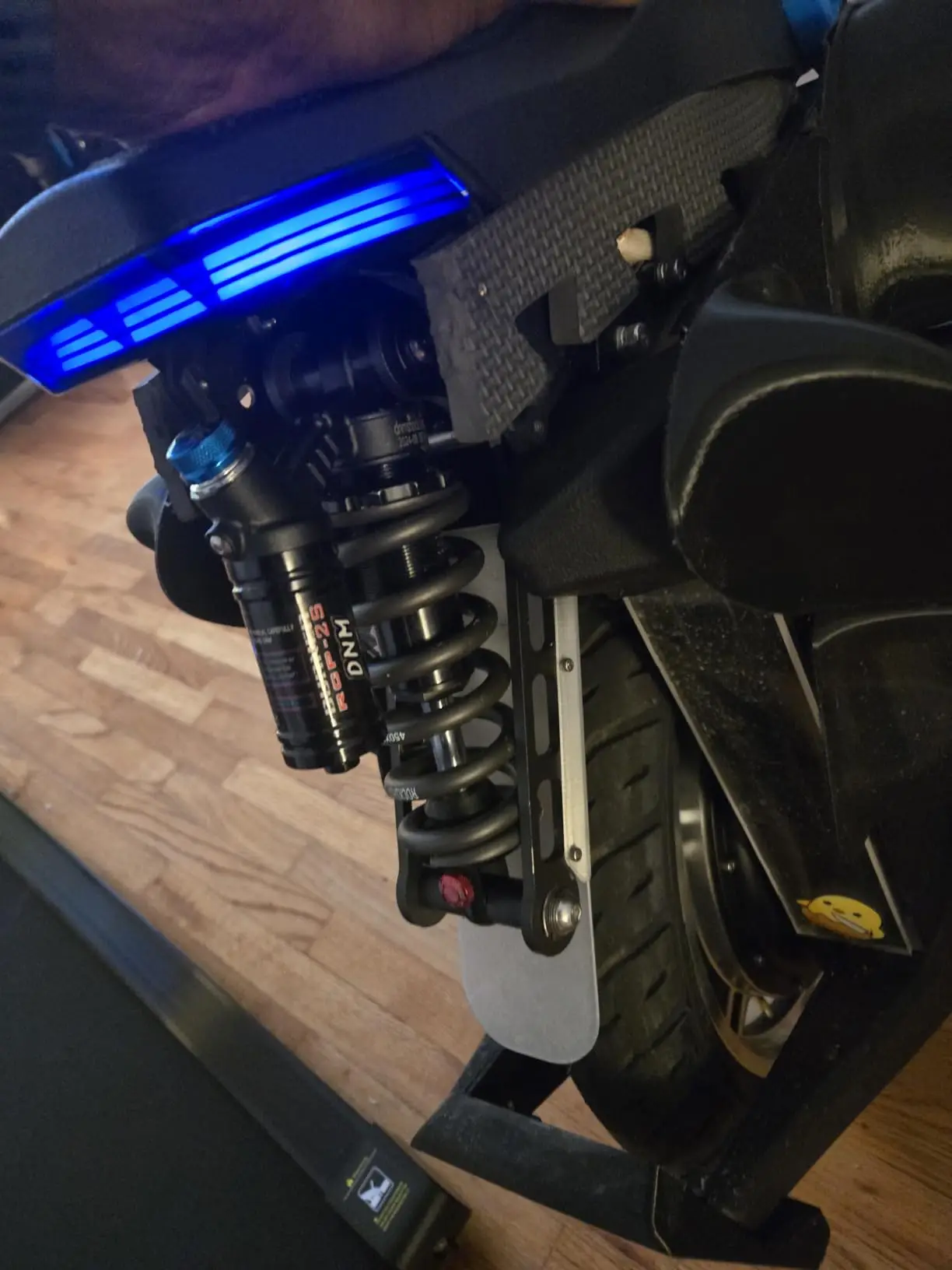 High-end DNM Fatbike Dirt Bicycle Rear Suspension Spring Shock MTB Bike Shocks RCP2S Absorber 190mm 200m 220mm 240mm 550 Lbs