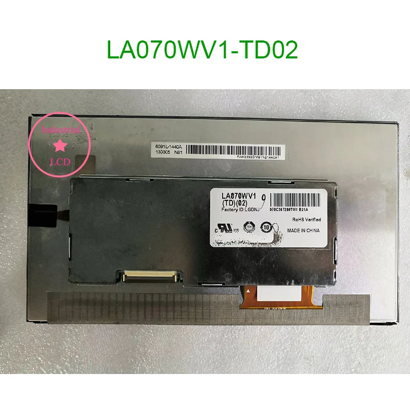

Оригинальный 7-дюймовый ЖК-дисплей LA070WV1-TD02 LA070WV1(TD)(02) LA070WV1 TD02 для автомобильной GPS-навигации Opel Mokka Navi 950