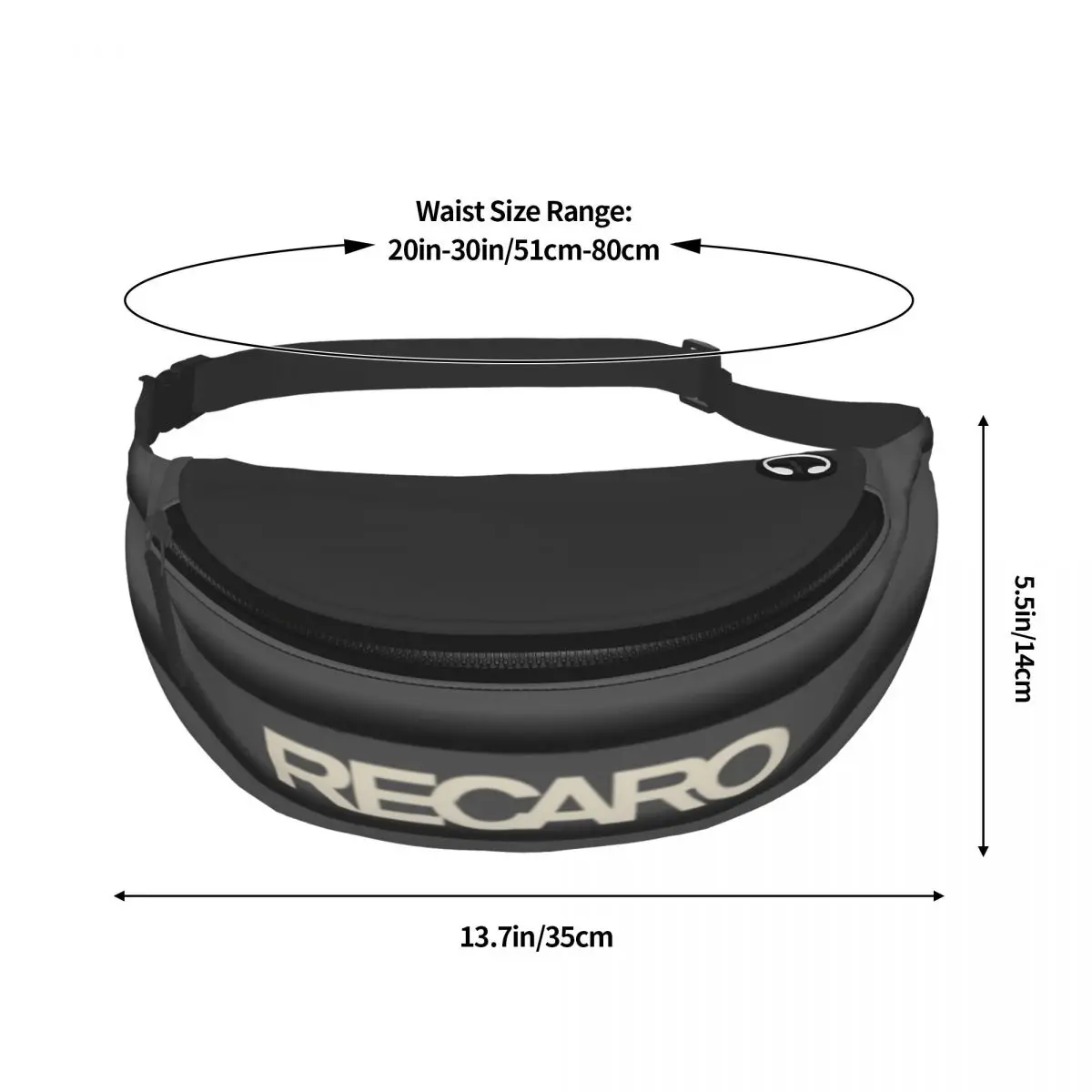 Recaros Accessories Waist Bag For Unisex Stylish Bust Diagonal Bags