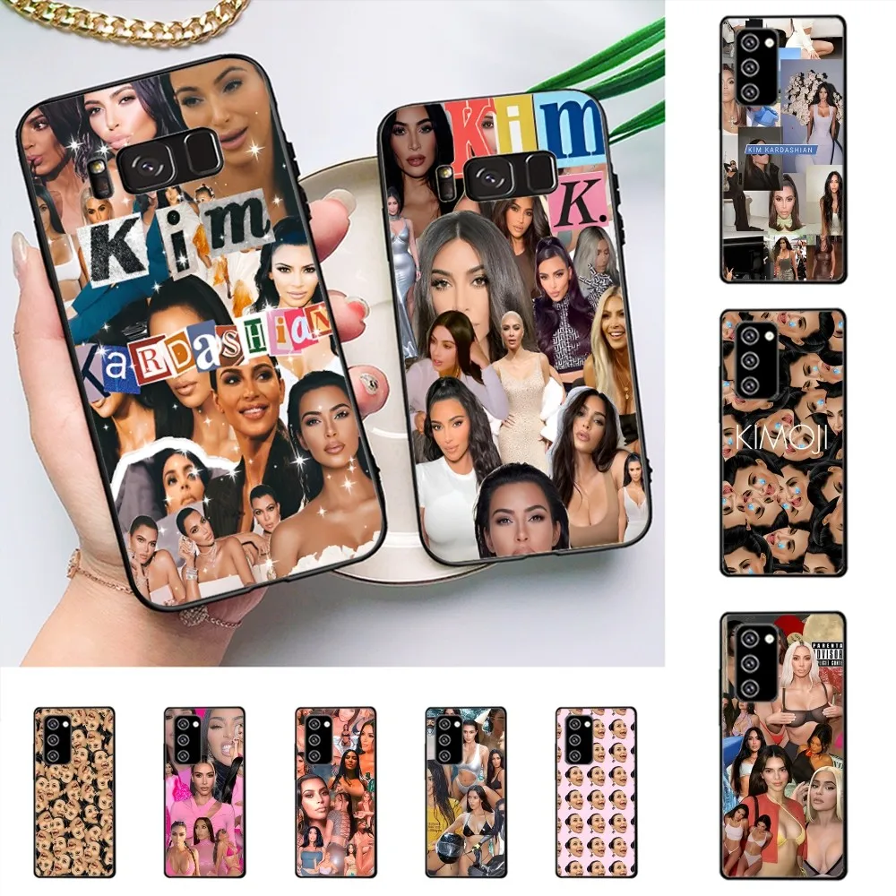 K-Kardashian Actress K-Kim Phone Case For Samsung J 7 plus 7core J7 neo J6 plus prime J6 J4 J5 Mobile Cover