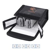 Lipo Battery Safe Bag for DJI Mini 2/Mini 2 SE/Mini SE/Mavic Mini Batteries Protection Storage Case Fireproof Explosion-proof
