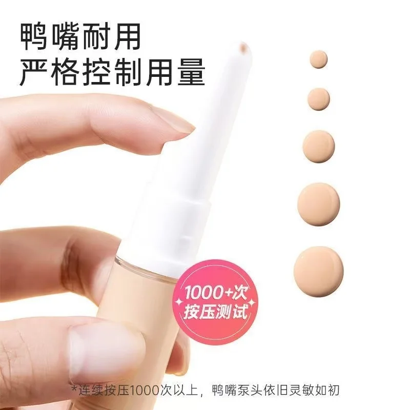 Foundation Refillable Vacuum Pen - Airless Pump Travel Bottles for Liquid Foundation, Lotion & Eye Cream, Portable Mini Sample S