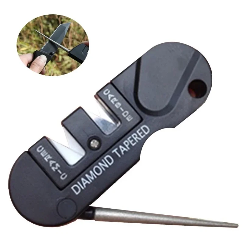 Outdoor multi-purpose tungsten steel sharpener Portable cutting tool Sharpener Quick sharpener Sharpener