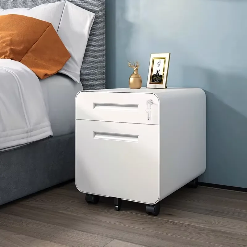 White Bedroom Nightstand Table Minimal Unique Small Luxury Bedsides Table Trendy Cute Mesinhas De Cabeceira Hotel Furniture