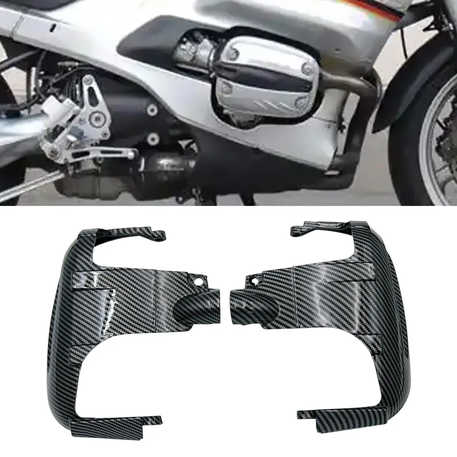 

Защитные ограждения головки блока цилиндров двигателя, 1 пара, простая установка, профессиональная, практичная, высокая производительность, замена