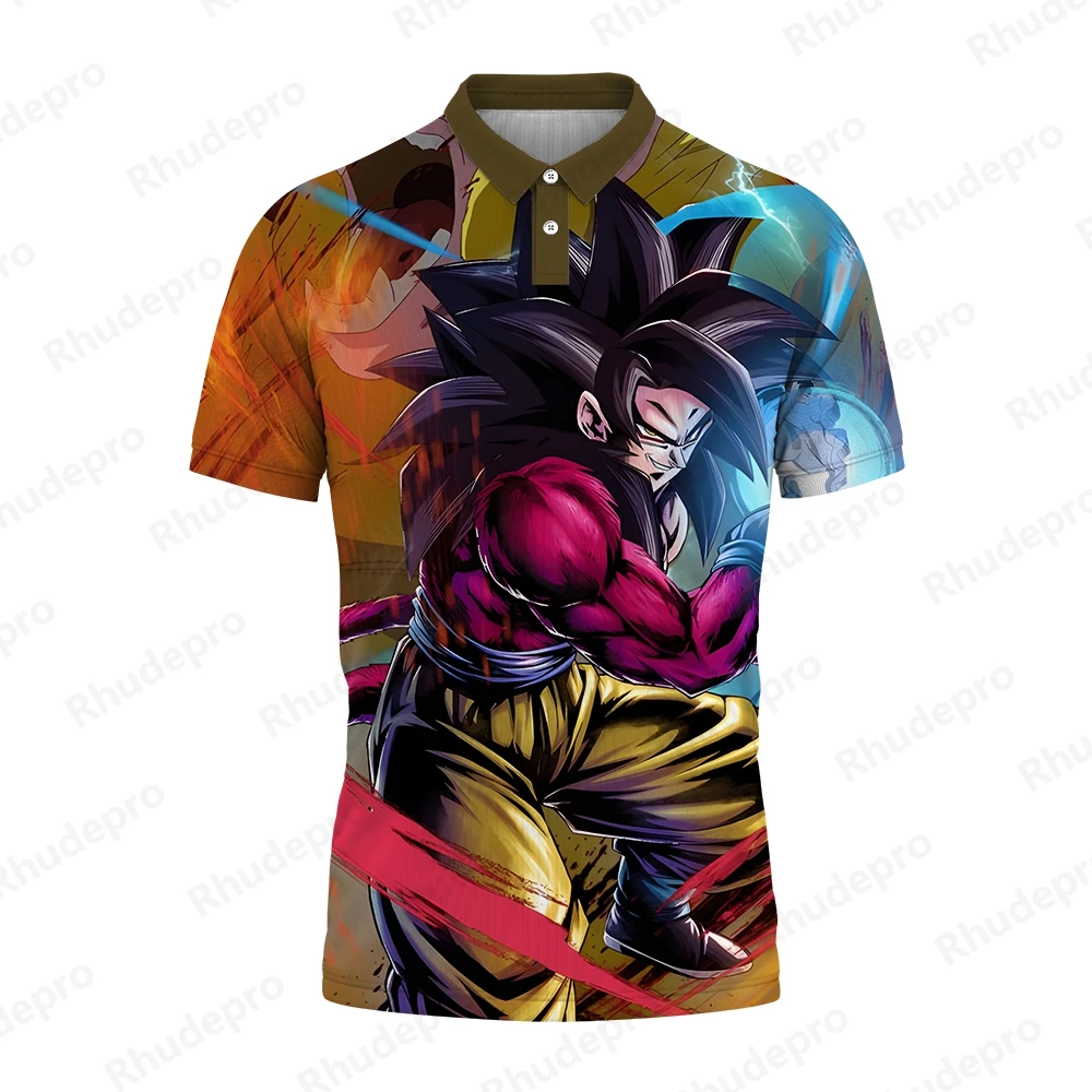 Polo estilo Harajuku para hombre, camisas de Anime japonés, moda de alta calidad, tendencia Y2k, gran tamaño, novedad, 2024