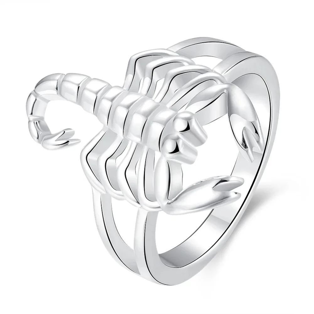 925 Sterling Silver Scorpion Wedding Ring for Women
