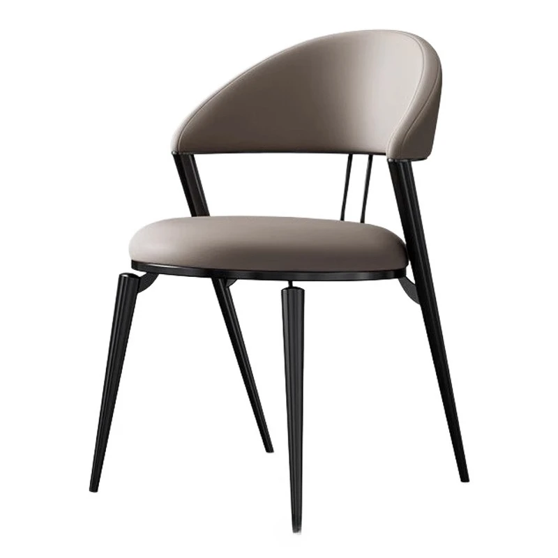 

Dining chair household dining table stool Italian minimalist hotel negotiation Nordic restaurant