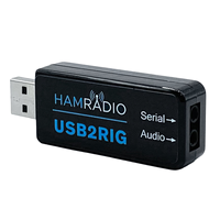 Usb Sound Card Connector USB2RIG Radio USB Sound Card Connector for KENWOOD, YAESU, ICOM Business Radio