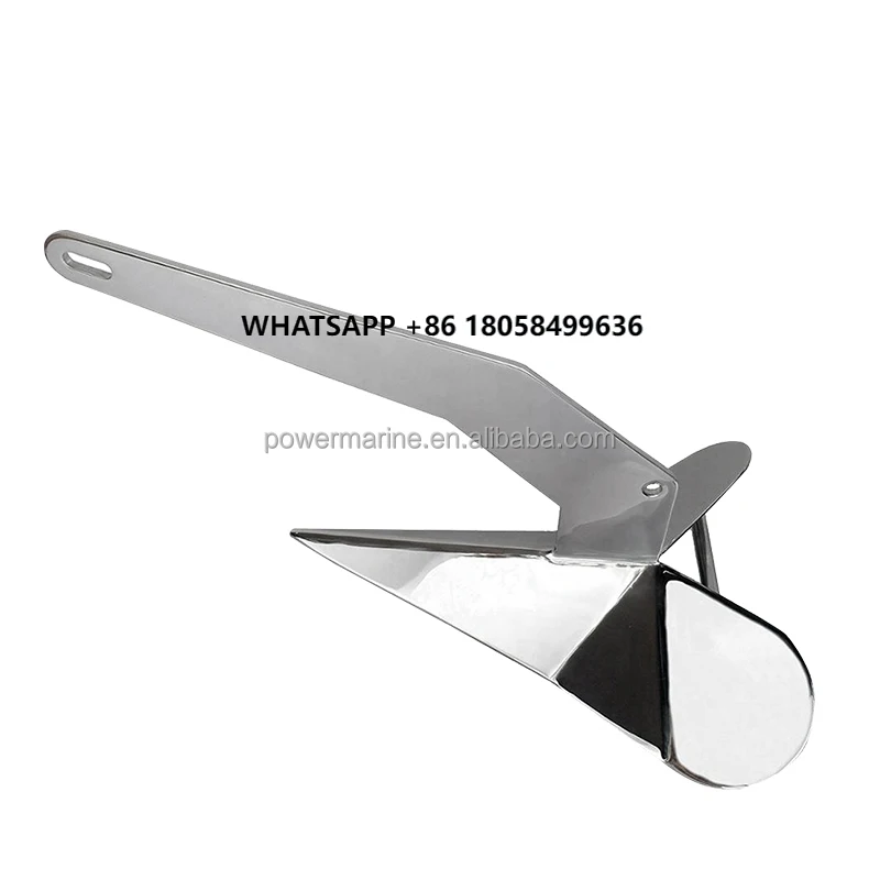 

High Quality Factory Direct Sales 316 Stainless Yacht Hardware Steel 20 Kg Delta Anchor for Boat