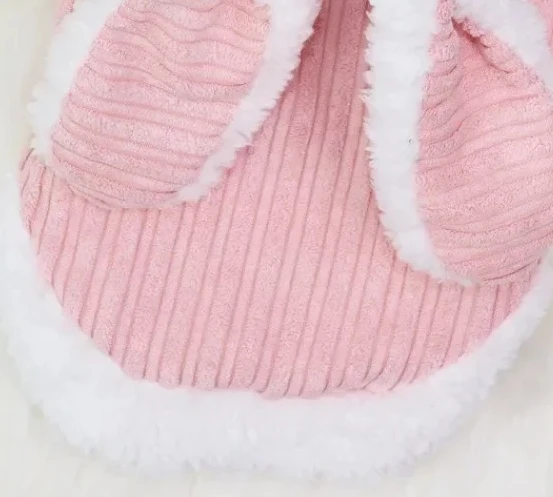 Winter Rabbit Ear Teddy Bear Dog Cat Clothes Warm Comfortable Elastic Cute Pet Coat Clothing for Small Dogs - view 6