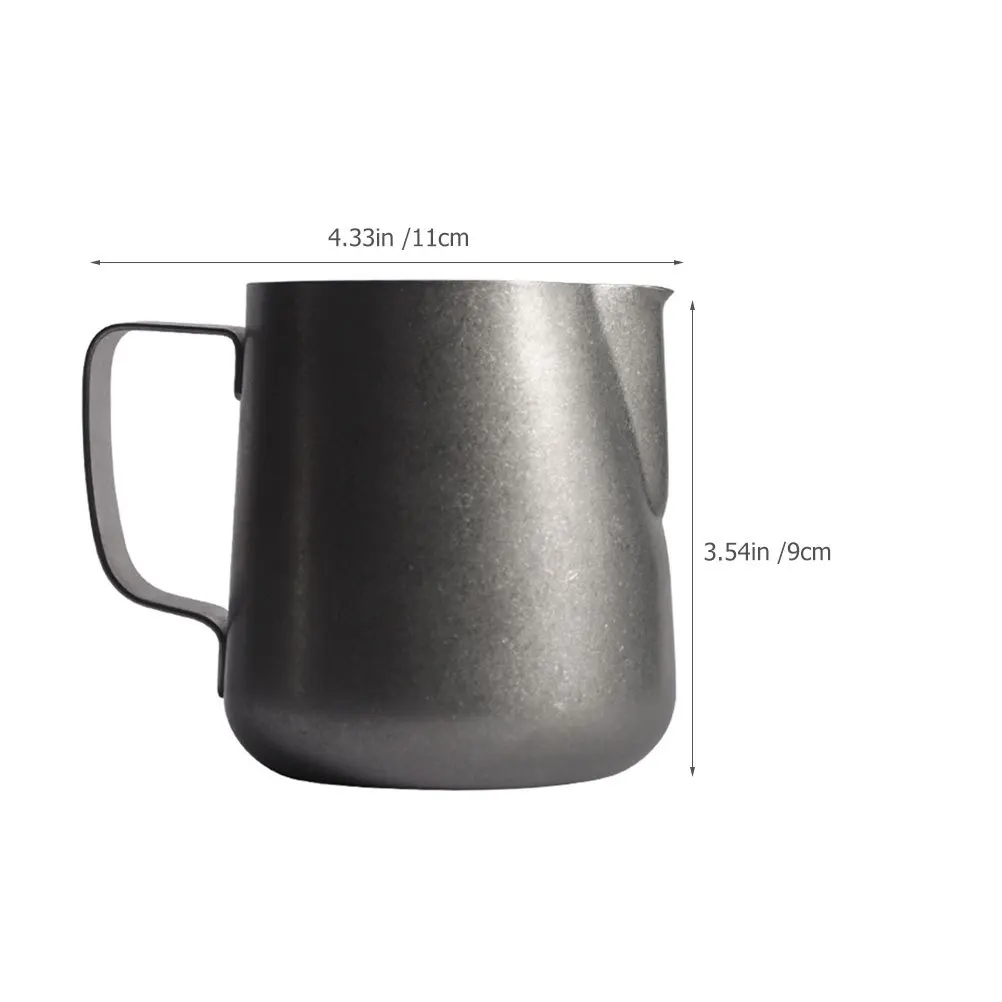 

Кувшин для вспенивания молока из нержавеющей стали, легкий, портативный, легко очищаемый для латте-арта, капучицинаos