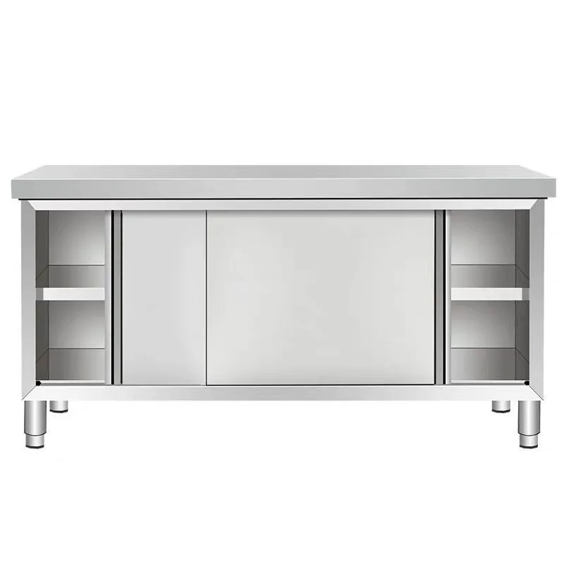 Stainless Steel Workbench Kitchen Operation Countertop Locker Kitchen Special Locker Commercial Console