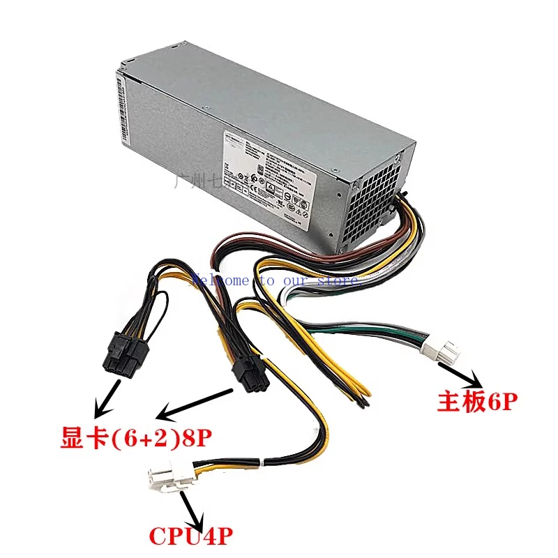 

Для блока питания DELL Dell 5060 3060 7060MT SFF500W Блок питания Mainframe H500EGM-0 Видеокарта 8P