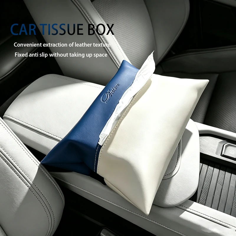 

1 Pcs Car tissue box, sunshade seat backrest suspension tissue box, tissue storage box, car storage and organization