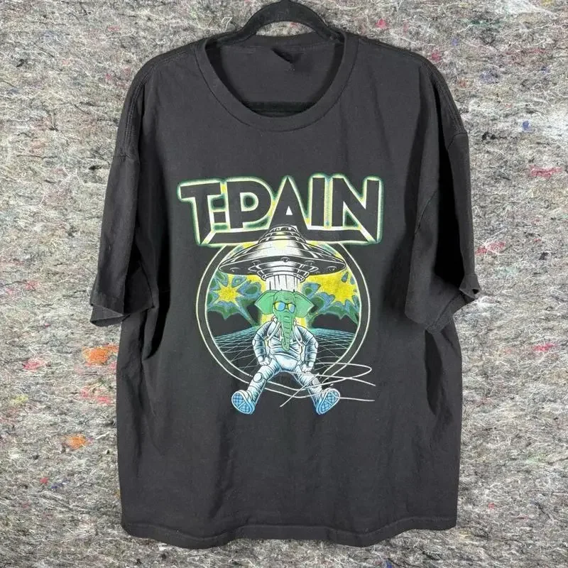 T Pain Escape From Wiscansin The Invasion Tour 2023 Concert Rap 2Side Shirt