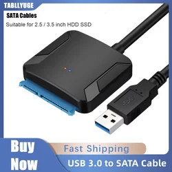 USB 3.0 to SATA Cable SATA III Hard Drive Adapter Converter for 2.5