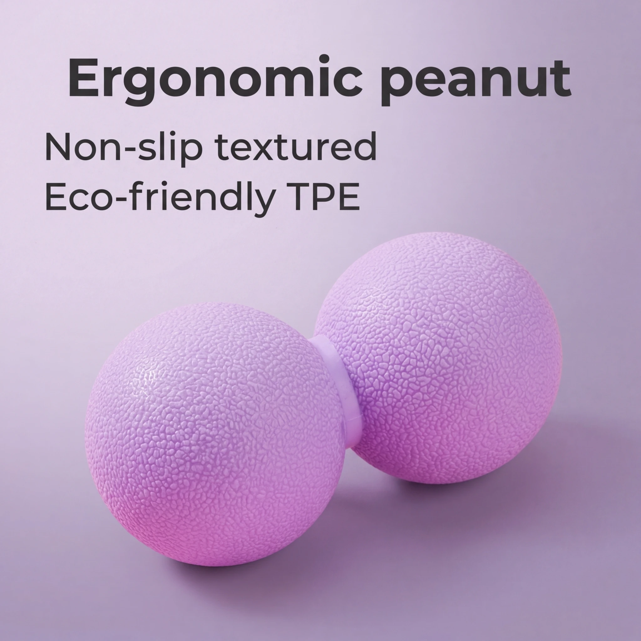 Tcare Peanut Massage Ball Double Cross Design Mobility Ball Deep Tissue Physiotherapy Tool For Men Women Home Gym Set