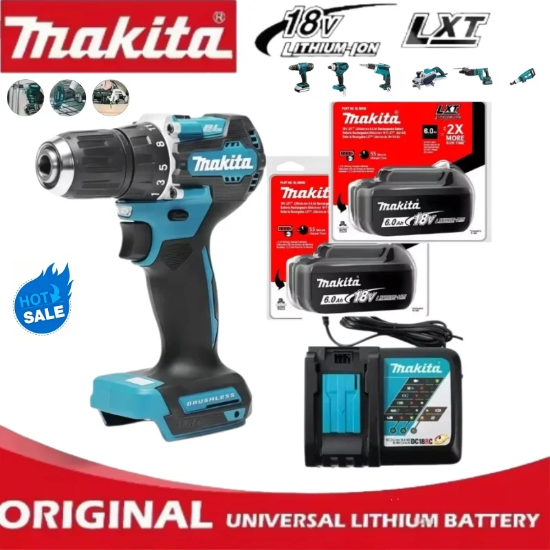 

Wear Resistant Original Makita BL18 Series 18V 6.0Ah Battery Fast Charging Long Working Time Power Tool Lithium Battery