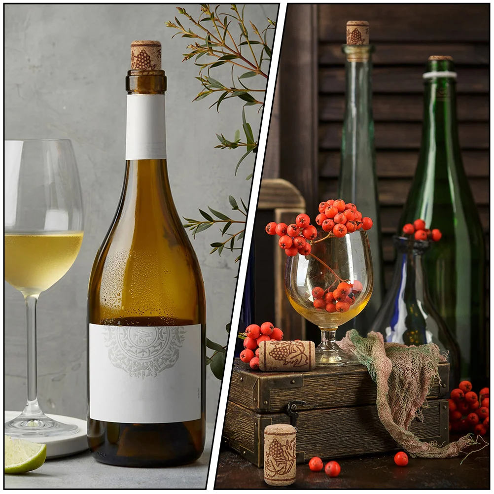 

30Pcs High-Quality Cork Wine Stoppers Beverage Bottle Seals for Weddings Parties Simple Structure Easy Cleaning