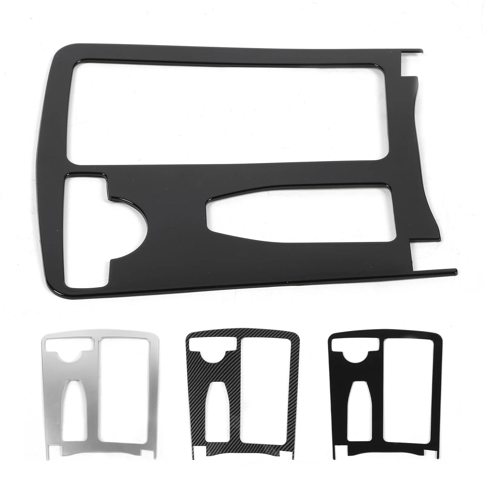 Car Center Console Cup Holder Bezel Trim 2046800307 for Mercedes-Benz C‑Class W204 2007 2008 2009 2010 2011 2012 2013 2014