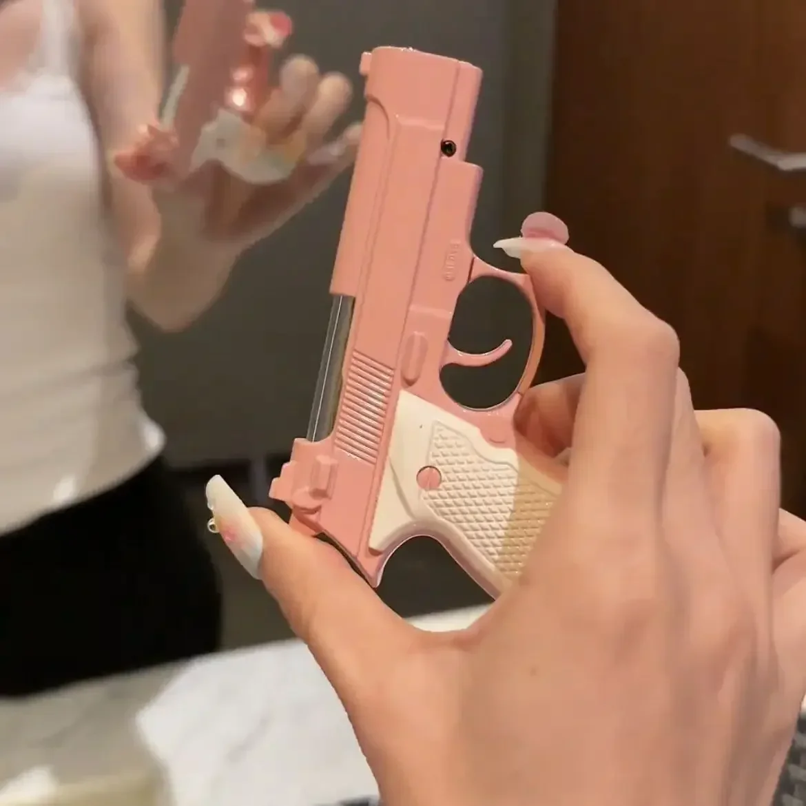 New Windproof Portable Inflatable Lighter Spray Wind Color Flame Gun Torch